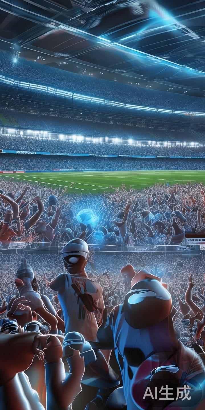 结合虚拟现实和增强现实技术，皇冠多米体育为赛事现场